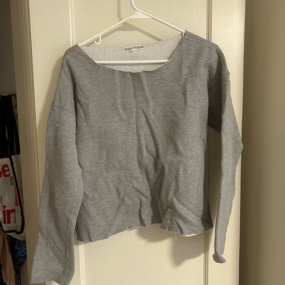 P.J. Salvage Heather Gray Cozy Sweatshirt
